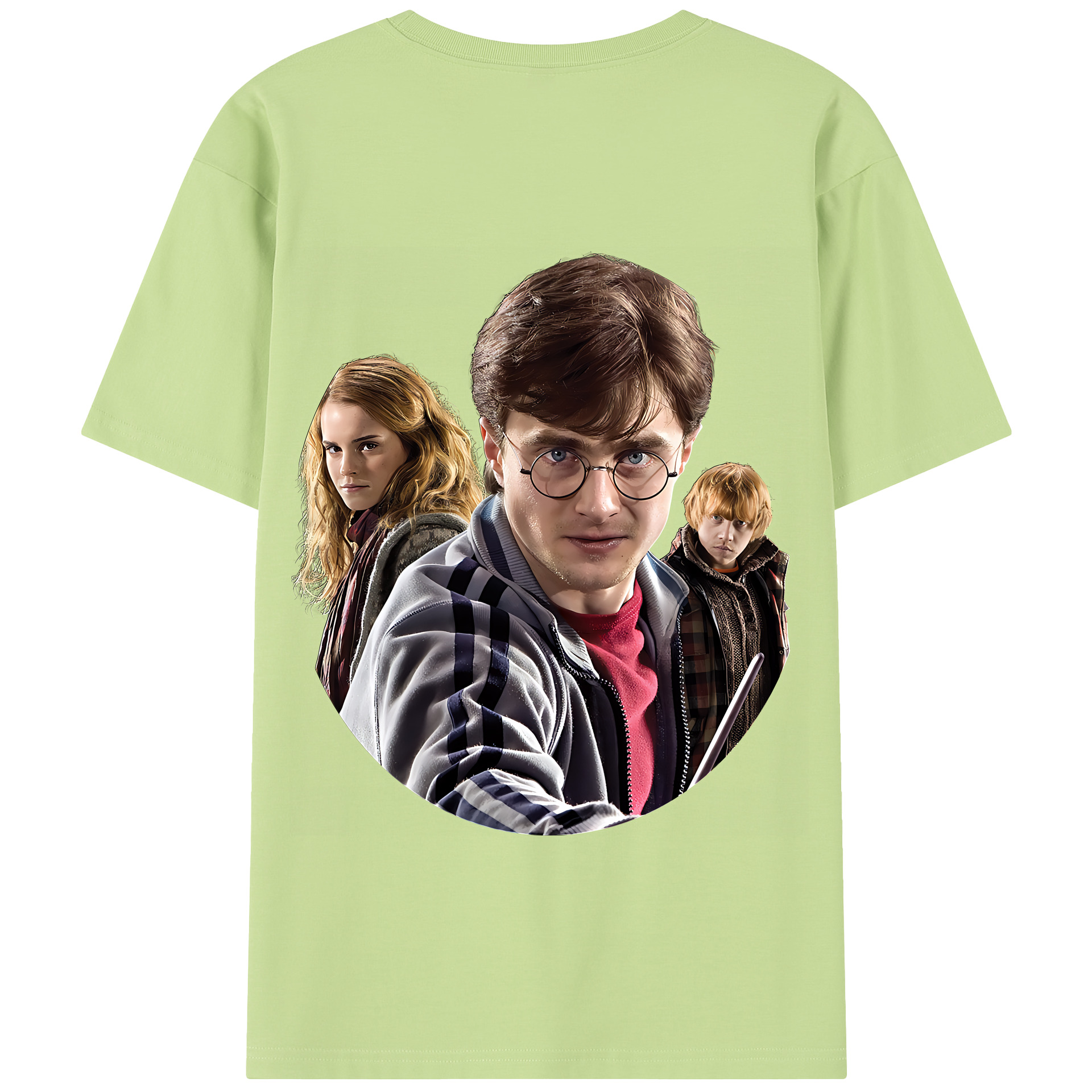 （画像用） Harry Potter ハリー・ポッターシリーズ 綿100％半袖Tシャツ（背面プリント）